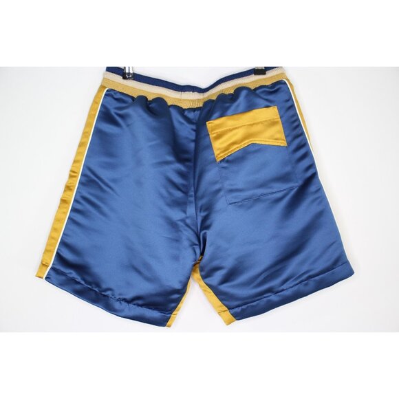 Rhude Mens 30 x 7.5 Palm Satin Souvenir Embroidered Heavy Shorts NEW O928 - Picture 4 of 6